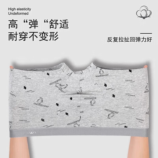 Yalu 8-Pair-Unterwäsche-Unterwäsche Herren trendy Ice Seide Marke Antibakterielles Innenausrüstung großer Dünnstil Youth Boxer Shorts Cu695-Cotton Style Bag 8 4xl [Vorgeschlagen 150-165jin [Jin gleich 0,5 kg]]