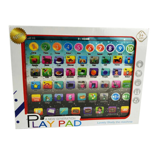 
Popular sources of household large English tablet learning early education machine children's simulation lighting computer toys Random priority delivery