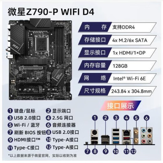 技嘉微星 Z690Z790 M GAMING 刀锋钛 冰雕 MAX 12600KF  14700KF主板 华硕/Z790-P DDR4
