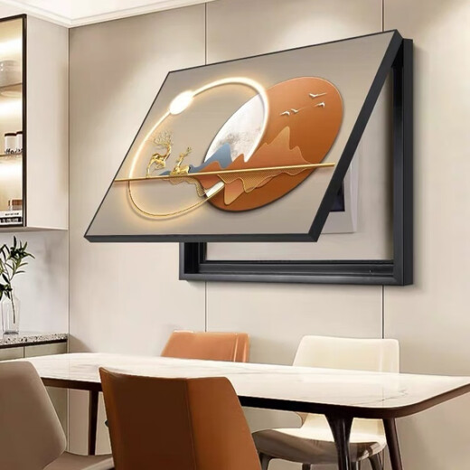 Pupan Light Luxury Decorative Painting Modernes einfaches Vertriebsbox Restaurant kostenlos