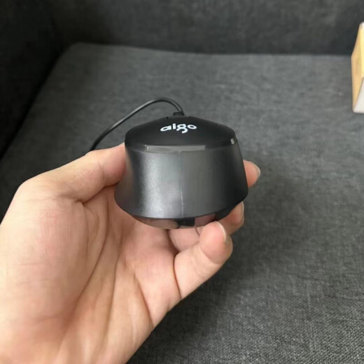 爱国者（aigo）Q829有线光电鼠标 男女款商务办公耐用家用笔记本台式通用 黑色