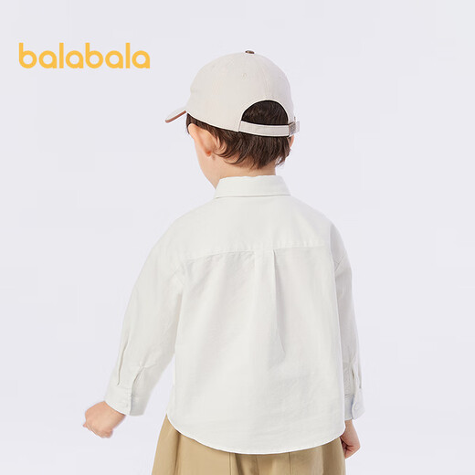 Balabala children's clothing boys long-sleeved shirts children's tops 2025 new spring wear college style versatile 209125102101
