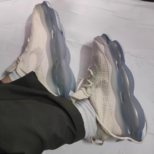 耐克（NIKE）AirMaxScorpiFK新款全掌大气垫跑步鞋DJ4702-001 白灰fq2694-001男款 42.5