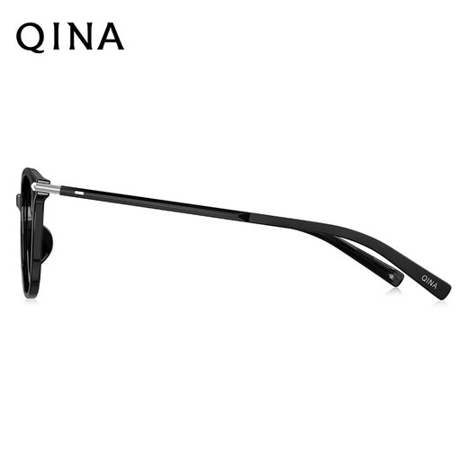 Qina (QINA) myopia glasses 25 new quality board glasses frame cat eye non-face optical mirror female QJ5188B10
