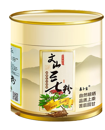 Пекин Тонгрентанг качество unnan wenshan panax notoginseng powder 18 -футового ноги специально Pure panax superfine powder tian Qi порошок 250 г/банки 500 г два банки 500 г в полном подарочном пакете