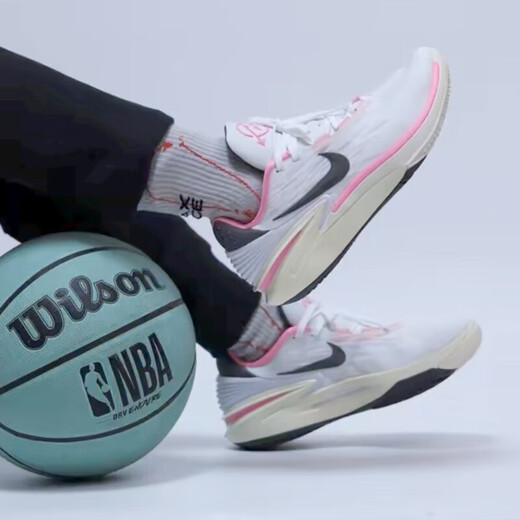 Nike (Nike) Chaussures masculines officielles Air Zoom G.T.CUT 2 EP non-glisser les chaussures de basket-ball pratiques décontractées résistantes aux hommes FD9905-101 ROSE WHITE 40