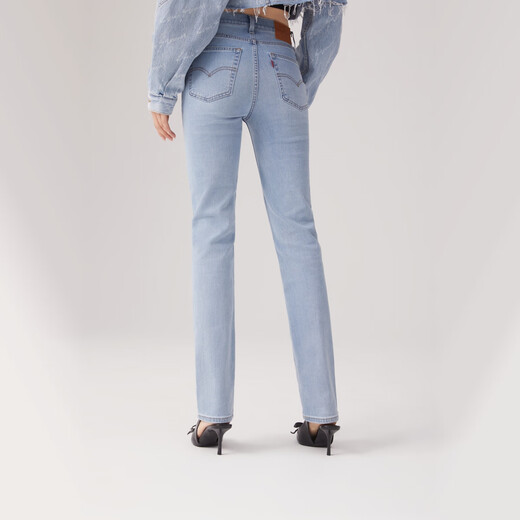Levi's [Même modèle dans le centre commercial de shopping] Levi's 25 Summer New Women's 724 High Taist Slim Straight Jeans 18883 Light Blue 26 (28)