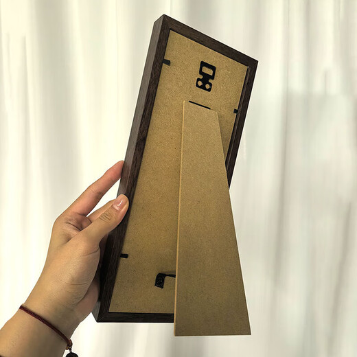 Listening to the money and looking at the photo frame, RMB Mao Zedong photo frame, six-frame coin, one hundred yuan painting photo frame, collection coin desktop setting, bright coffee color, portrait style, 37*10.5*2.5cm