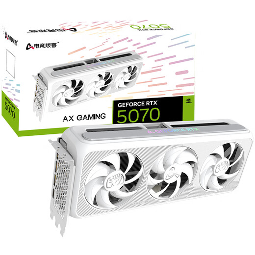 E-sports rebel GeForce RTX 5070 X3W 12G DLSS 4 graphics card desktop e-sports game computing AI design computer independent graphics card Black Wukong RTX 5070 X3W 12GB