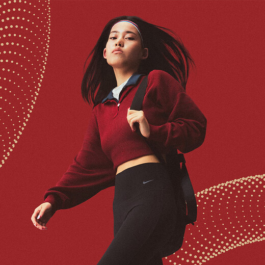 耐克（NIKE）女子AS W NY LUXE WAFFLE L/S CREW G卫衣/套头衫 HV8466-677 XL