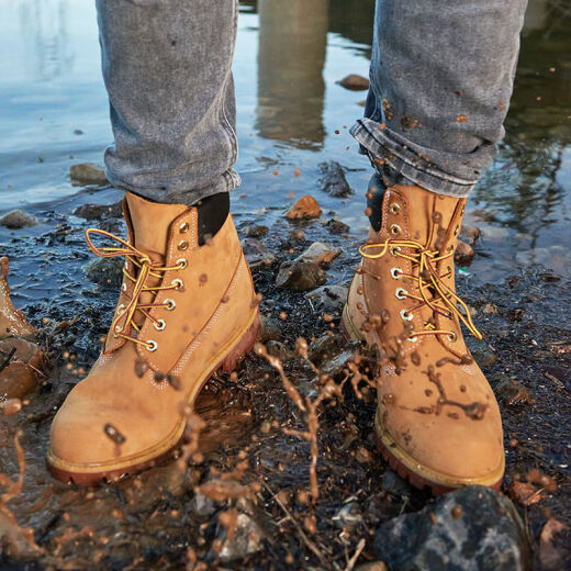 添柏岚（Timberland）男鞋大黄靴马丁靴男工装靴徒步鞋登山鞋牛皮防泼水劳保鞋作战靴 10061 41 男码(255)