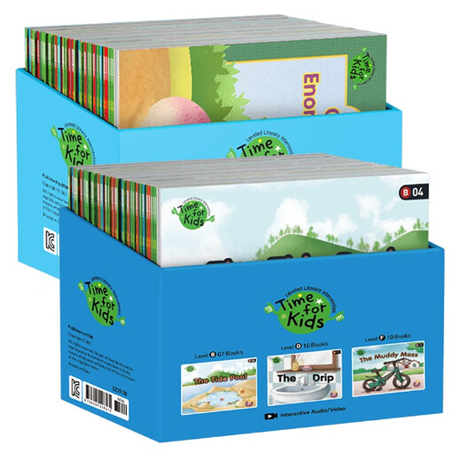 【点读版 校园版】威廉海尼曼分级阅读亲子时光版本G2 120册 Time for kids Level B-N  10-12岁少儿绘本自主拓展 支持小达人小蝌蚪等点读