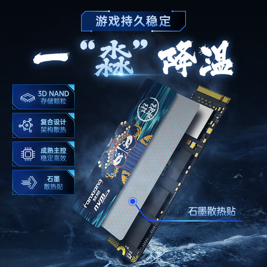 梵想（FANXIANG）4TB SSD固态硬盘 M.2接口NVMe协议PCIe4.0x4 PS5台式机笔记本电脑扩展硬盘 PC存储配件 S790E