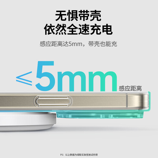 绿联适用苹果无线充电器iPhone16/15/14/13ProMax/12/X/8P华为小米三星安卓手机耳机15W桌面充电板底座