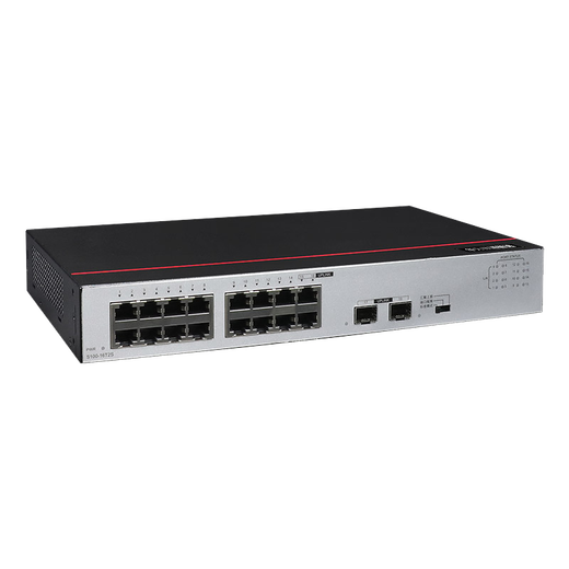 Huawei Data Communication Smart S100-16T2S includes service 16-port Gigabit switch Ethernet + 2-port Gigabit optical port switch network splitter compatible with 100M