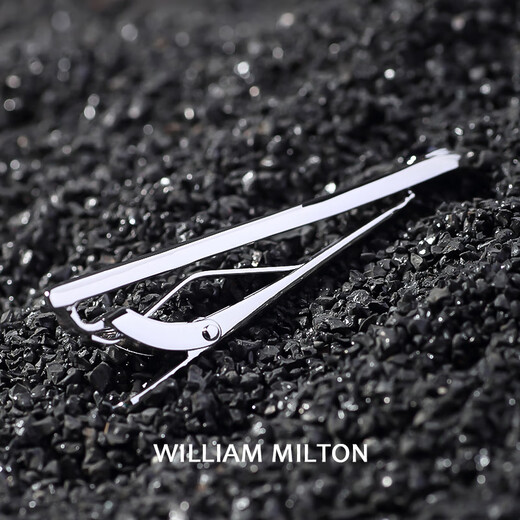 WILLIAM MILTON天使之羽领带夹高端轻奢月光石设计感领带夹礼盒男 天使之羽—领带夹
