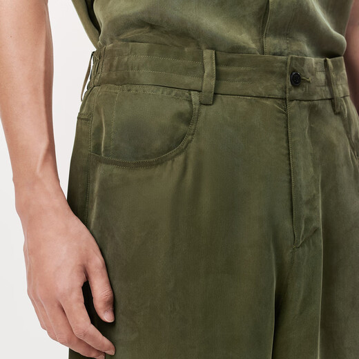 
Sketch men's clothing mall same style 2024 summer new product casual pants scimitar pants loose drawstring 9O5E12590 360 Forest Green XL
