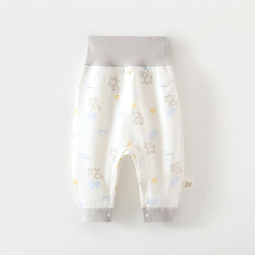[Belle Yichun Babyhose] Babyhosen Schnappknopf hoher Taille -Bauch -Schutzhose Neugeborene Buntstiftfrucht #6211 80