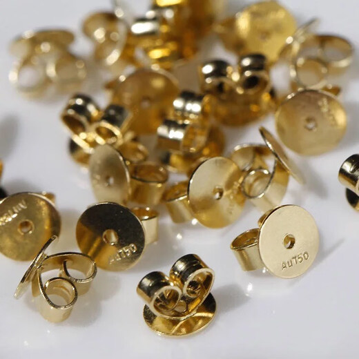 Tan Haichun 18K Rose Gold Butterfly Accessories Ear Plugs AU750 Platinum Buckle Earrings Ear Plugs Lightweight Upgraded Earrings 18K Rose Gold Butterfly Ear Plugs