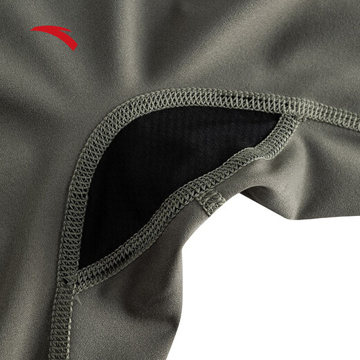 ANTA (ANTA) yoga fitness tight-fitting eight-point pants for women in summer new style tummy-tightening and hip-lifting slimming Pilates training sports pants deep green-1 XS