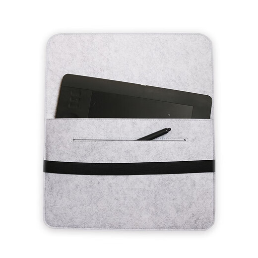 Bolsa de tableta digital de Wacom CTL472 671 672 6100 Yingtuo PTH660 Plaón pintado a mano Bolsa de protección de la cubierta de protección PTK840/PTH850/851 Bolsa de fieltro Enviar bolígrafo 0x0cm