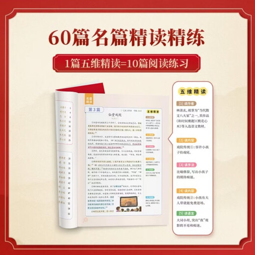 【抖音同款】初中阅读36技语文陈心678年级阅读精练技法赠送视频 9月份新版赠送视频 初中36计全套6本【赠送视频】