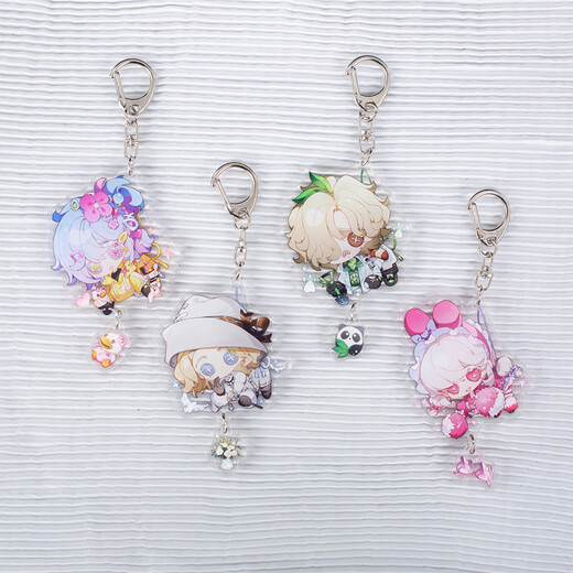 
Yizhun cute identity fifth surrounding keychain pendant composer tomb keeper embalmer antique merchant lady Hong patient YC-13240 antique merchant keychain