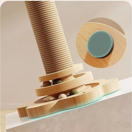 Jingdong Express Cat Climbing Frame Cat Scratching Post Wear-Resistant Cat Toy Self-Happiness and Boredom Relief All-in-One Cat Nest Exclusive for Kittens Cat Scratching Post 40CM Four-in-One