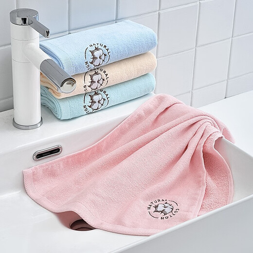 Jieliya Grace Nouveau produit serviette pure coton pur Absorbant doux xinjiang long Velvet Cotton broderie absorbant en gros achat de gros 6223-2 vert 1 pièce 76 * 34