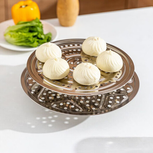 Dimple 304 stainless steel steaming sheet steaming tray steamer grate dumpling tray water-proof steaming rack steamer steamer sheet dumpling curtain