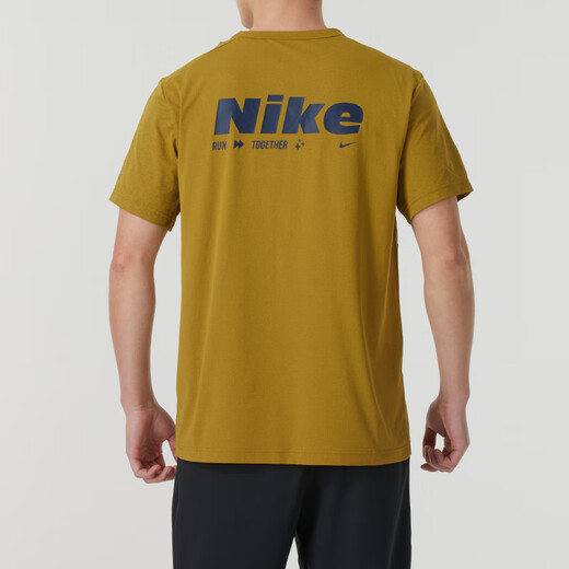 耐克（NIKE）男装 2025夏季新款运动T恤跑步健身训练短袖时尚潮流舒适透气半袖 HV4882-399 S