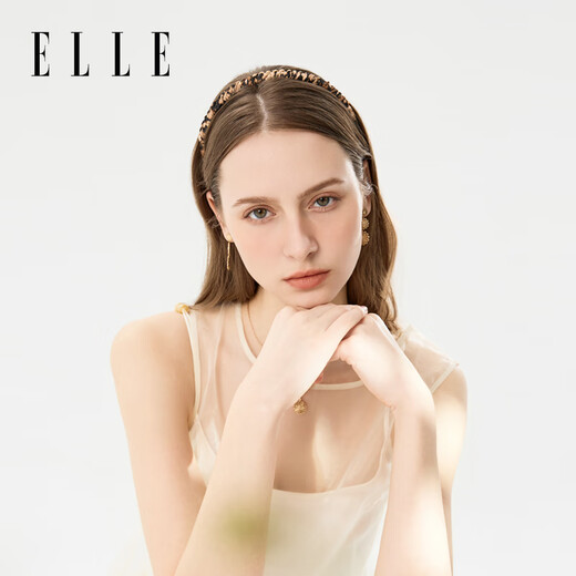 ELLE headband for girls spring and summer face wash headband hair accessories non-slip non-slip toothed high skull gift for girlfriend