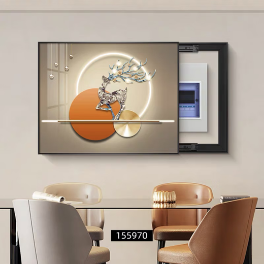 Pupan Light Luxury Decorative Painting Modernes einfaches Vertriebsbox Restaurant kostenlos
