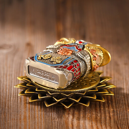 ZIPPO【黑悟空】夜光正版打火机黑神话悟空斗战胜佛高档送礼情人节礼品 潮玩斗战胜佛(DY9902TJ) 均码