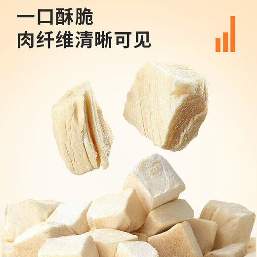 Zhenyubao freeze-dried cat snacks chicken pellets 1Jin Jin is equal to 0.5kg, a universal staple food for kittens, adult cats and dogs, nutritious and high in protein