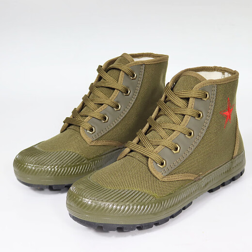 Betty High-Top-Wasserdichte befreiende Schuhe Anti-Rutsch-Kee-Resistante militärische Trainingsschuhe 3531 High-Top Military Green (vorgeschlagen, eine geringe Größe zu nehmen) 35