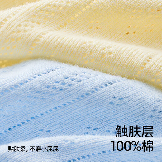 Betas training pants baby diaper pants pure cotton washable for men and women exercise in toilet newborn underwear diapers moon blue + water green 2 packs (7A antibacterial) [suitable for 6-15 months] 16-24Jin [Jin equals 0.5 kg]
