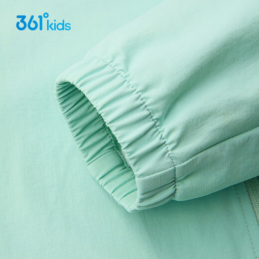 361 Children's Clothing Children's Jacket 25 Spring Men's and Large Children's Soft Shell Quick-drying Sunscreen Woven Thin Jacket Green 130