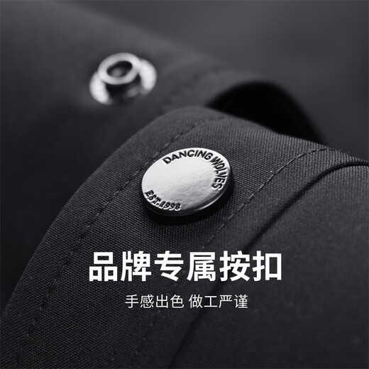 Dances with Wolves Exquisite Lining Baseball Collar Jacket Men's 2025 Autumn New Solid Color Casual All-match Flight Jacket 1019 Black 001 L (175)