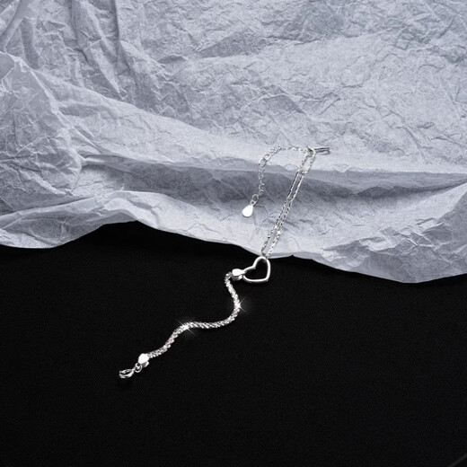 Guanpu Pavilion Fat Donglai's same style pt950 platinum bracelet PT950 female platinum bracelet with starry sky 520 for girlfriend's birthday platinum starry heart love bracelet