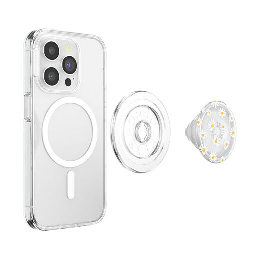 PopSockets 圆形手机握把 MagSafe 配件 手机支架 兼容无线充电半透明