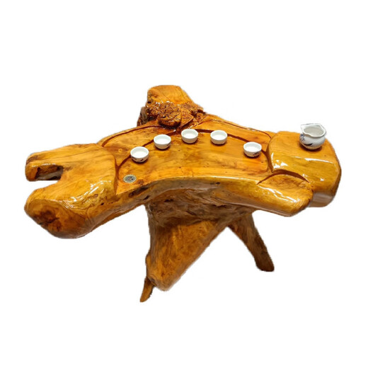 Racine sculpture table table table de thé salon petit ménage pur bois massif naturel naturel arbre racine root thé de thé de thé de thé chaise balcon 3519 huile fir tumoral