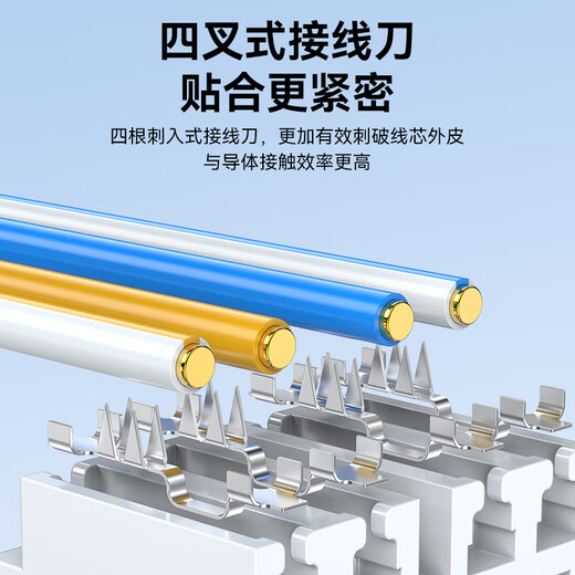 Shengwei Category 7 pressure-free crystal head, engineering-grade 10G CAT7 shielded, network cable-free crystal head, no tools required, reusable installation-free connector, single installation CRJM7001F