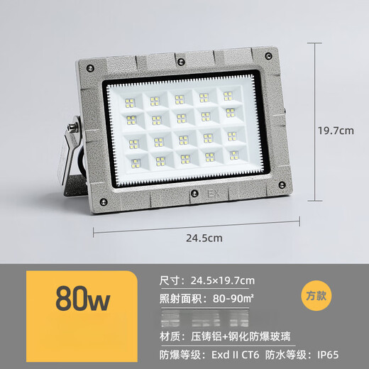 Yuqunhui customized explosion-proof lamp 80 watts explosion-proof high configuration