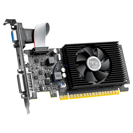 精粤 GT730显卡4G独显游戏台式机商用家用办公音影电脑替GTX750 720 GT710 精粤GT610LP-2GD3刀卡 2GB
