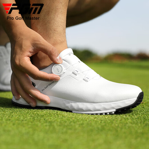 PGM golf shoes men's sports shoes comfortable cushioning knob shoelaces waterproof anti-slip golf shoes size 41