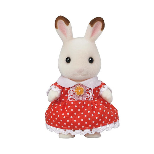 森贝儿家族（Sylvanian families）日版巧克力兔妹妹 过家家女孩玩具玩偶套装 生日礼物送儿童礼物