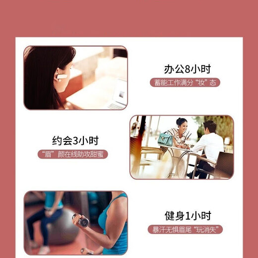 Su Anke's wild eyebrow pencil is waterproof, sweat-proof, not easy to fade, official lazy square four-pronged eyebrow pencil, simulated eyebrow pencil for newbies, Christmas, 1 dark brown + 1 natural black (two in total)