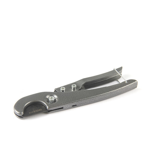 Schizstein tracheal scissors, PU/PE/PA pipe air pressure hose cutter, hard pipe scissors, tracheal clamp and cutter, gray 1 pair