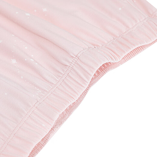 AIMER (AIMER) PAJAMAS DE PRIMA y SUMERA PARA MUJER LOPA ANITATÁTICA ANTIBATRICA Cardigan Cardigan Home Traje de leche AM46A831 Fragante Peach Pink Printing YH3 XL 175